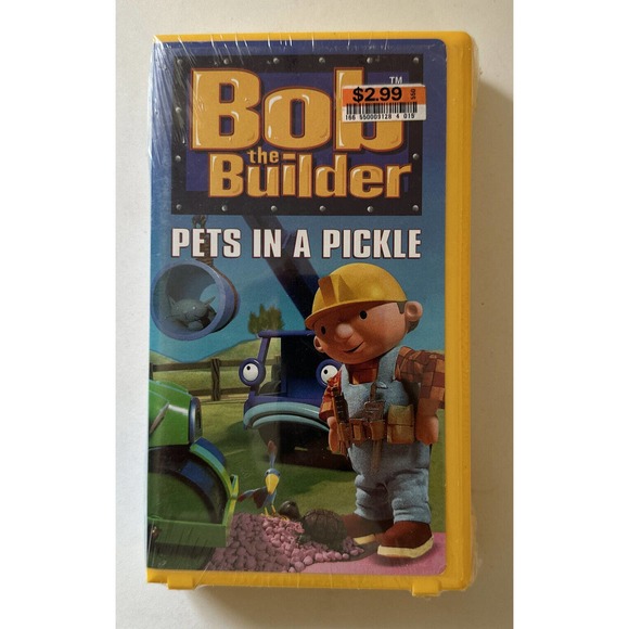 Bob The Builder Pets In A Pickle Vhs Unbranded | Other | Bob The Builder Pets In A Pickle Vhs 20 Yellow